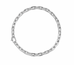Ti Sento Sterling Silver Chain Link Necklace