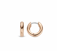 Load image into Gallery viewer, Ti Sento Rose Gold Plated Small Hoop Earrings
