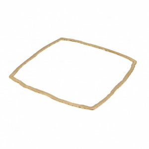 Sterling Silver Vermeil Square Bangle. Now on sale!