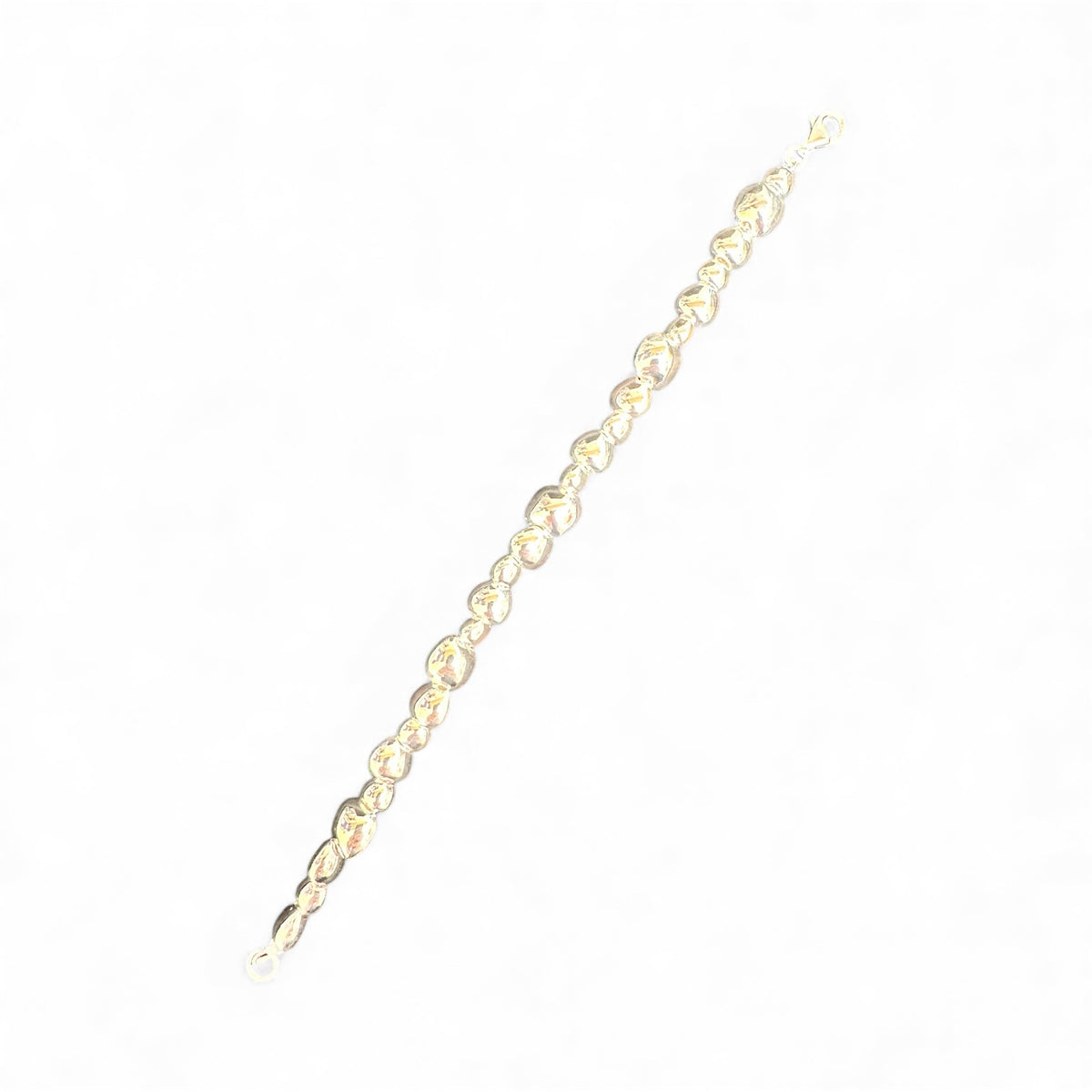 Sterling Silver Pebbles Bracelet