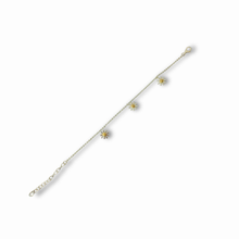 Load image into Gallery viewer, Sterling Silver Daisy Drop Bracelet
