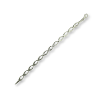 Load image into Gallery viewer, Sterling Silver Asymmetric Oval Link Bracelet
