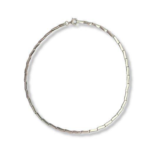 Sterling Silver Polished Collar Necklace