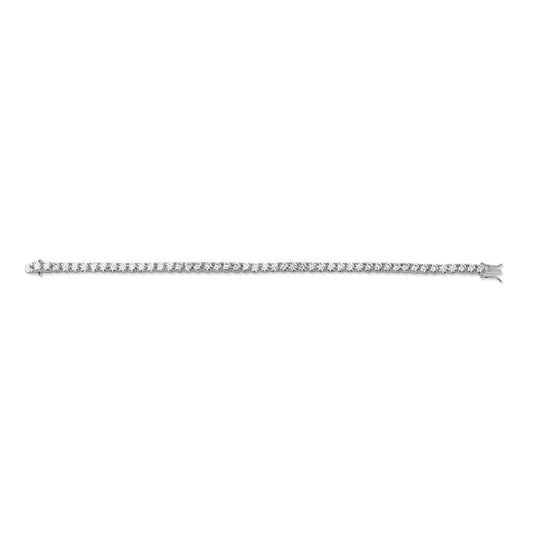 Sterling Silver Cubic Zirconia Tennis Bracelet claw setting in 3 different sizes