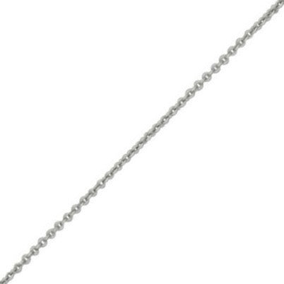 18ct White Gold Chain - 1.27mm Close Trace