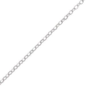 18ct White Gold Chain - 1.84mm Minibel