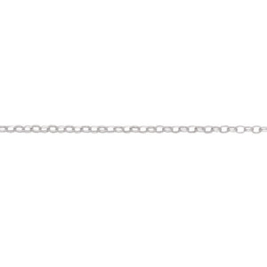 18ct White Gold Chain - 1.84mm Minibel