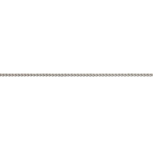 9ct White Gold Chain - 1.12mm Spiga, view 3