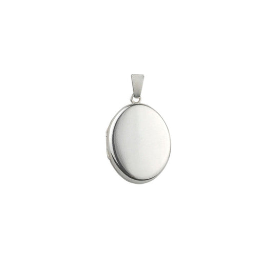 Sterling Silver Locket - Oval 20mm