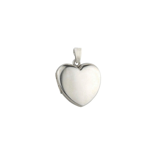 Sterling Silver Locket - Large Heart