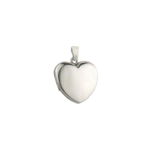 Sterling Silver Locket - Large Heart