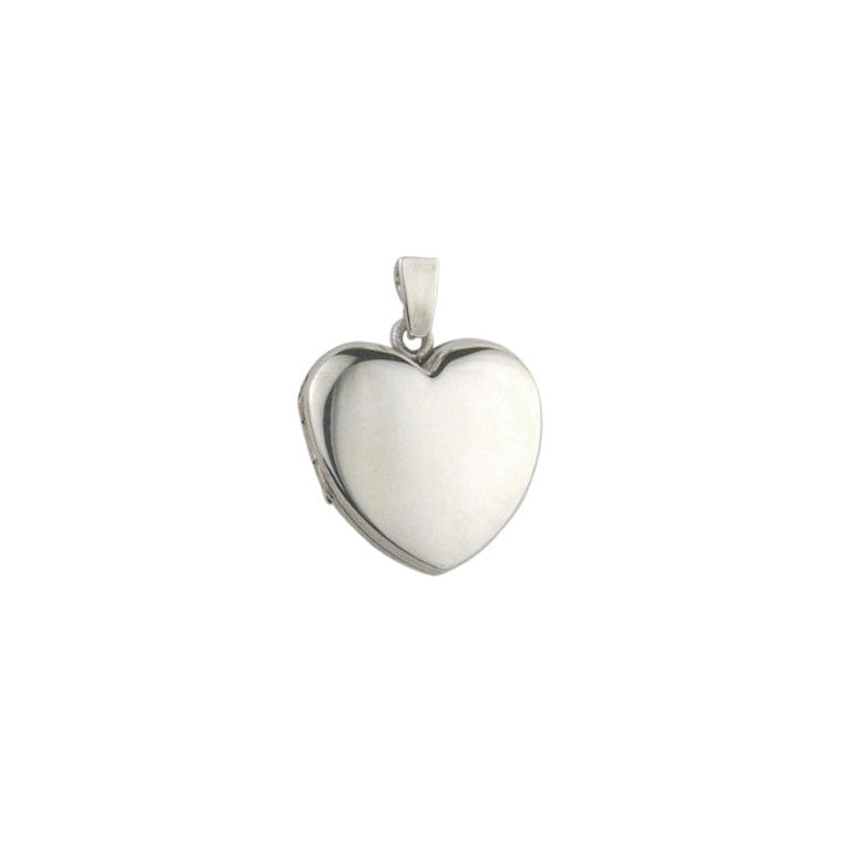 Sterling Silver Locket - Large Heart