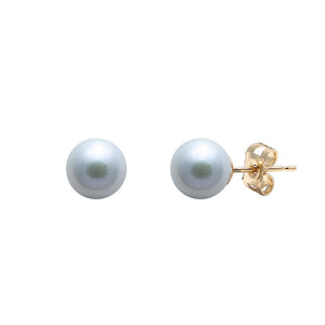 Urban Armour Grey Cultured River Pearl Earring Studs
