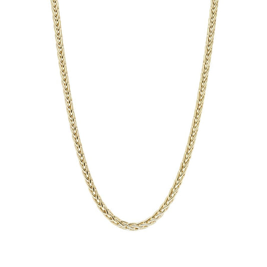 9ct Yellow Gold Palmier Tapered Necklace
