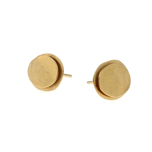 Sterling Silver Vermeil Studs
