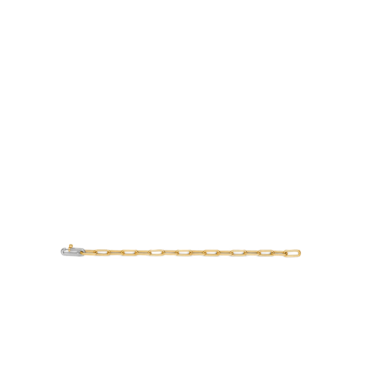 Sterling Silver Gold Plated link bracelet, view 3