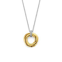 Load image into Gallery viewer, Ti Sento Gold Plated Twist Necklace

