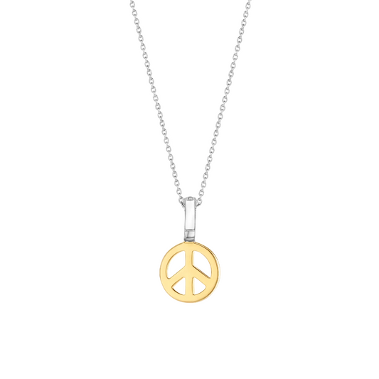 Ti Sento Gold Plated Peace Pendant, view 4