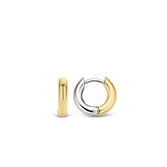 Ti Sento Small Gold Plated Hoops