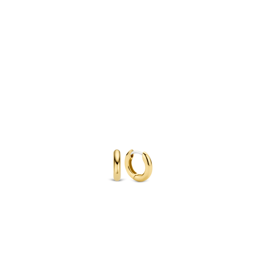 Ti Sento 18ct Gold Plated Hoops