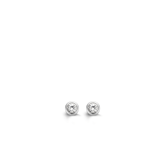 Ti Sento Stud Earrings, view 2