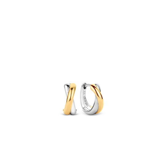 Ti Sento Gold Plated Infinity Hoops