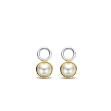 Load image into Gallery viewer, Gold Plated Silver Pearl Ear Charm
