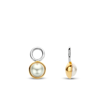 Load image into Gallery viewer, Gold Plated Silver Pearl Ear Charm
