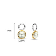 Load image into Gallery viewer, Gold Plated Silver Pearl Ear Charm
