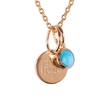 Load image into Gallery viewer, 18ct Yellow Gold Vermeil &quot;Hope&quot; Pendants
