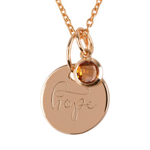 Load image into Gallery viewer, 18ct Yellow Gold Vermeil &quot;Hope&quot; Pendants
