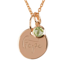 Load image into Gallery viewer, 18ct Yellow Gold Vermeil &quot;Hope&quot; Pendants
