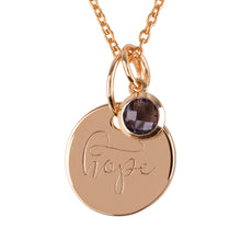 Load image into Gallery viewer, 18ct Yellow Gold Vermeil &quot;Hope&quot; Pendants
