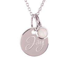 Load image into Gallery viewer, Sterling Silver &quot;Joy&quot; Pendants
