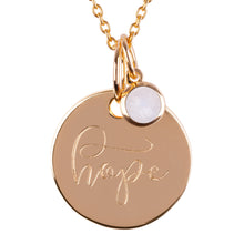 Load image into Gallery viewer, 18ct Yellow Gold Vermeil &quot;Hope&quot; Pendants
