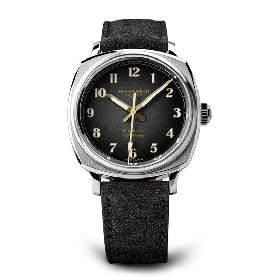 Verimatic 39mm Black Fumé Men's Watch