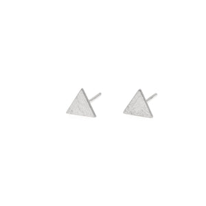 Small Sterling Silver triangle studs