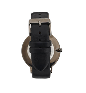 Osprey Black Leather Strap Men's Watch
