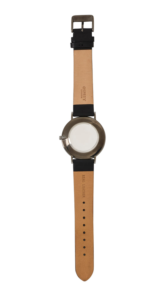 Osprey Black Leather Strap Men's Watch, view 4