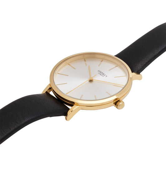 Osprey Black Leather Strap Ladies' Watch, view 2