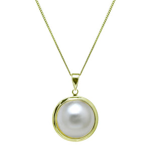 Urban Armour Gold Mabe Pearl Pendant