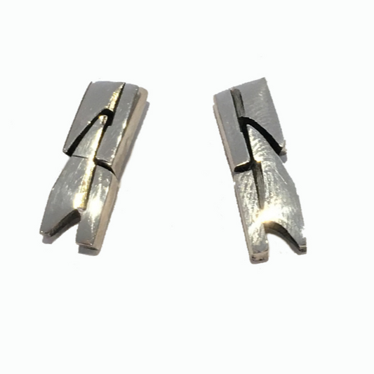 Sterling Silver Laurel Wreath Earrings