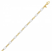 Load image into Gallery viewer, 9ct Yellow &amp; White Gold Link Bracelet
