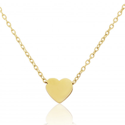 9ct Yellow Gold Heart Necklace