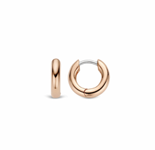 Load image into Gallery viewer, Ti Sento Rose Gold Small Hoop Earrings
