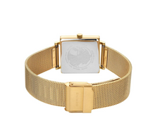 Load image into Gallery viewer, Classic Gold Female Bering Square Faced Watch
