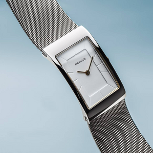 Classic Polished Silver Bering Watch