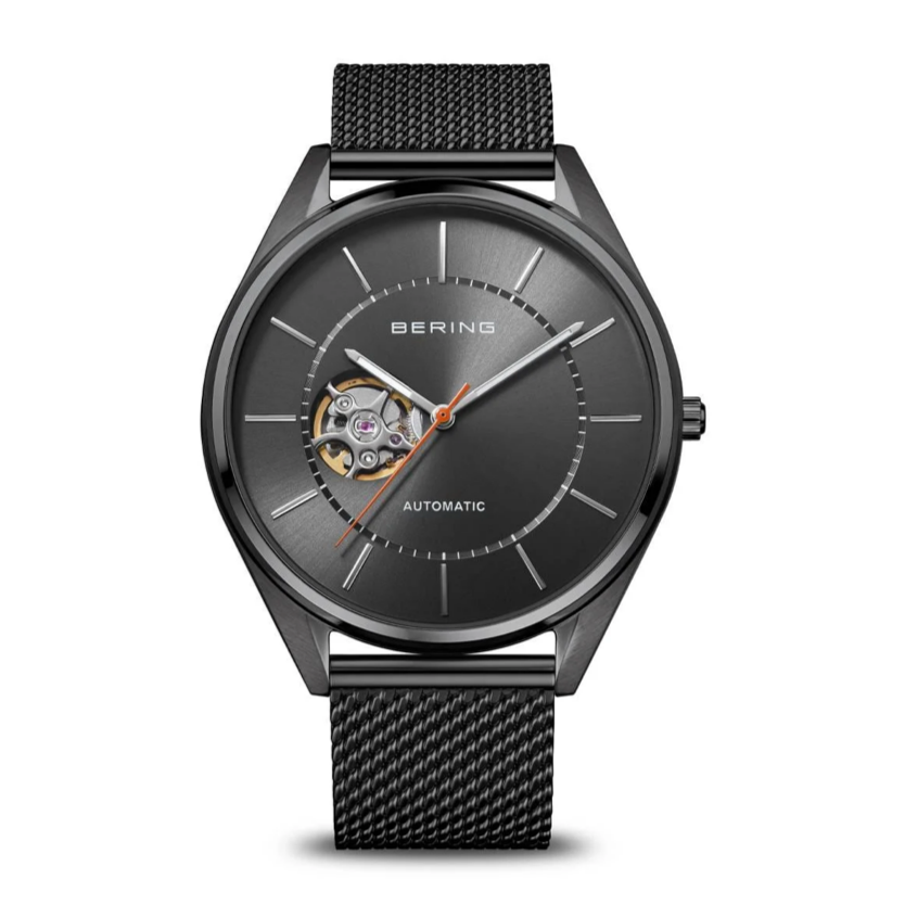 Automatic Polished/Brushed Grey Silver Men's Bering Watch