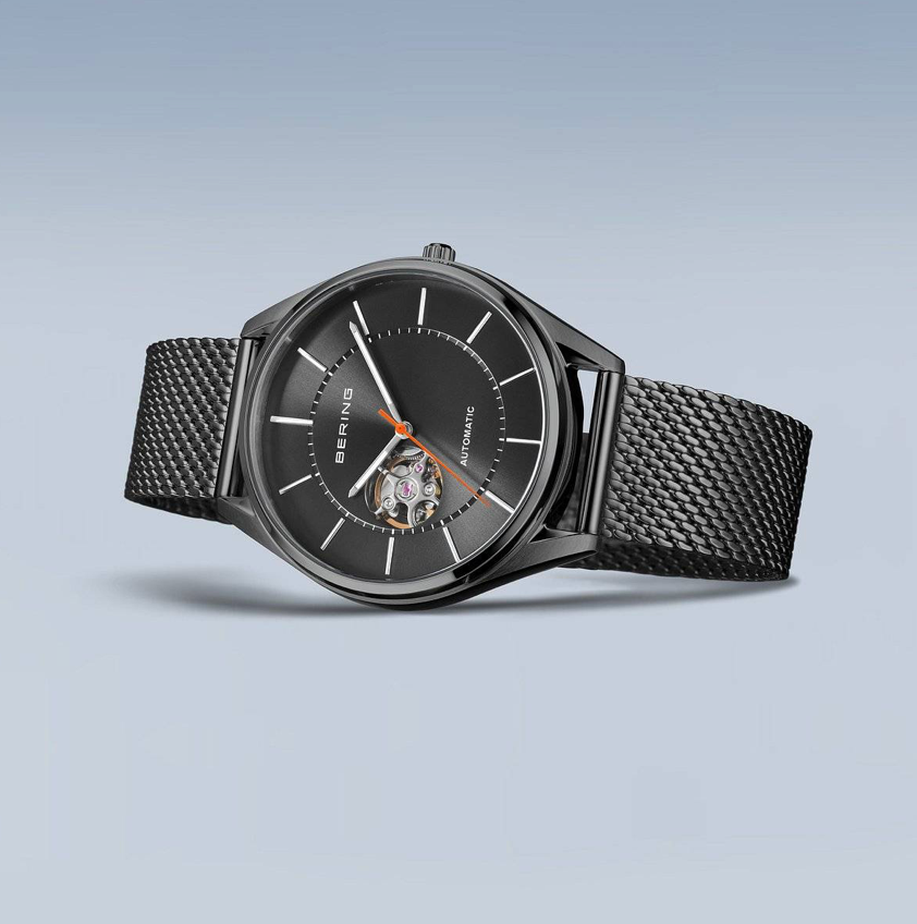 Automatic Polished/Brushed Grey Silver Men's Bering Watch, view 2