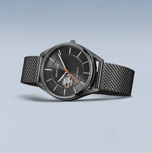 Automatic Polished/Brushed Grey Silver Men's Bering Watch, view 2